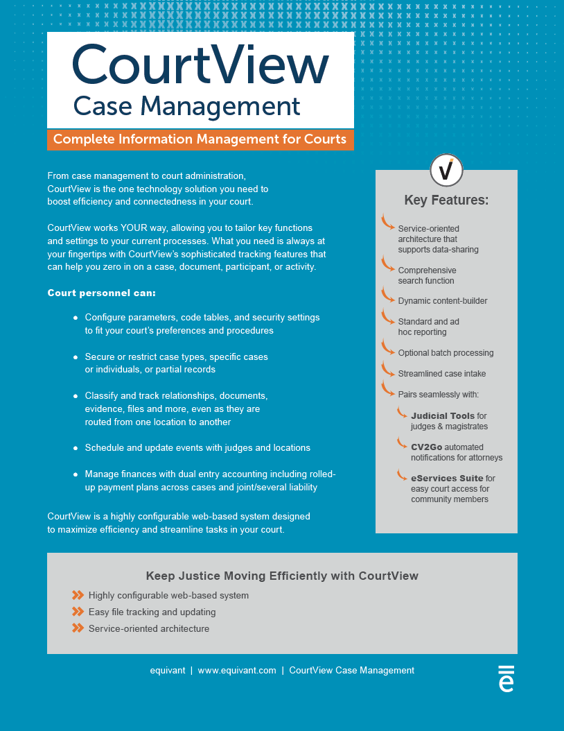 CourtView Case Management System - equivant